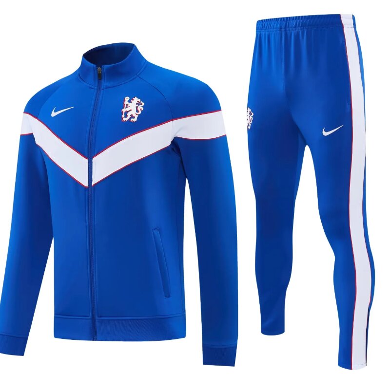 AAA Quality Chelsea 26/27 Tracksuit - Blue/White